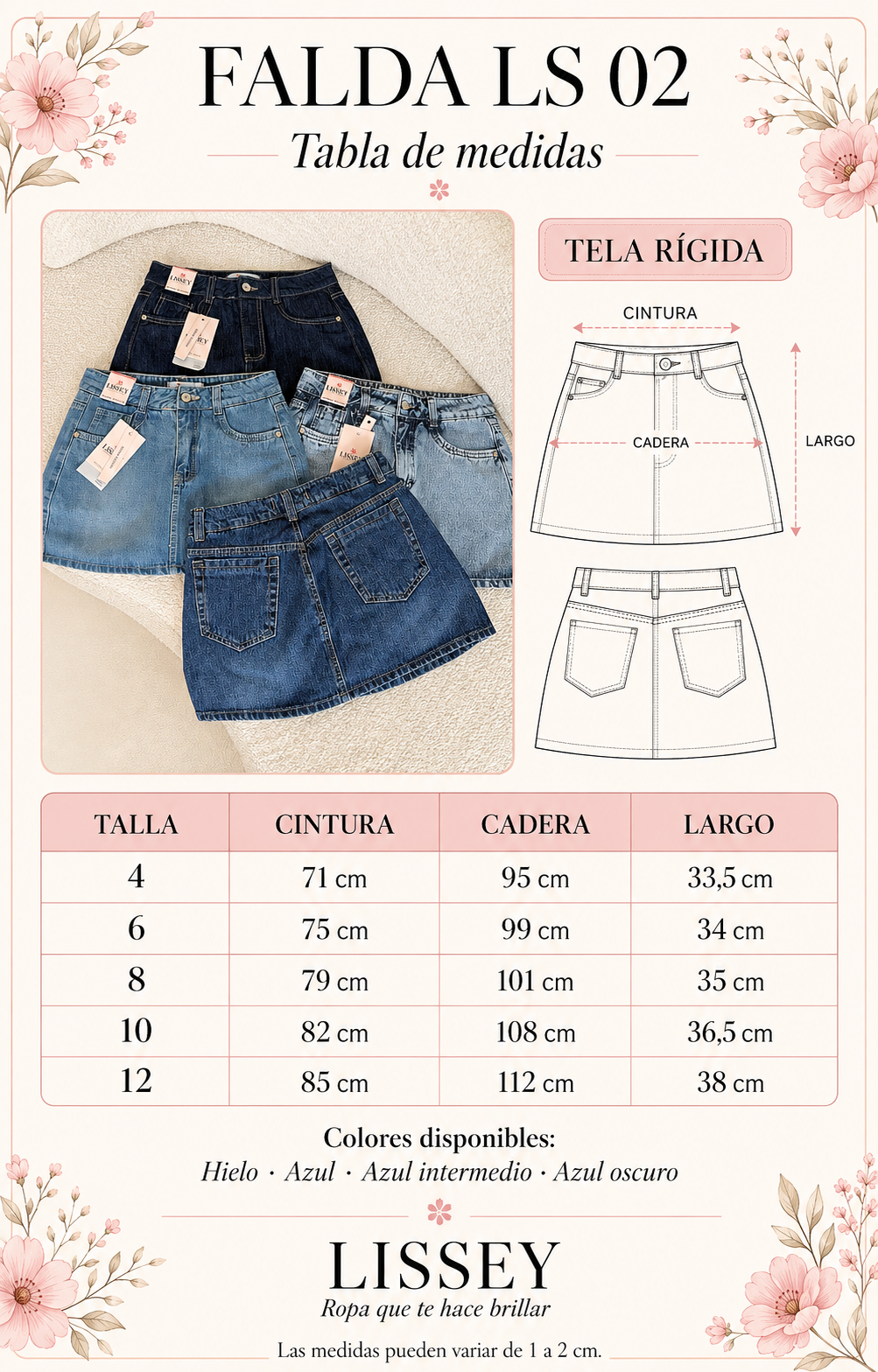 FALDA SHORT LS 02 (RÍGIDA)