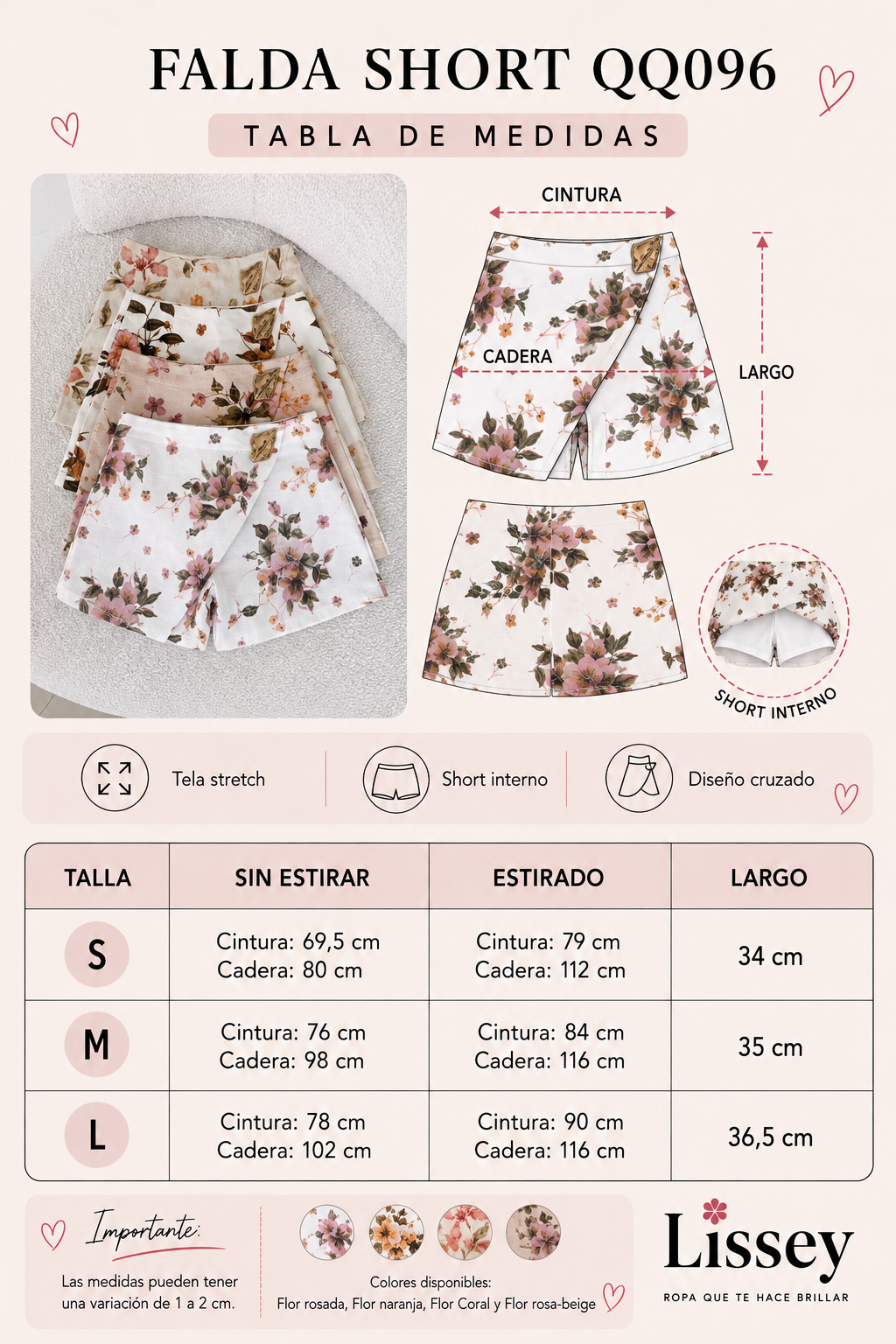 FALDA SHORT QQ096