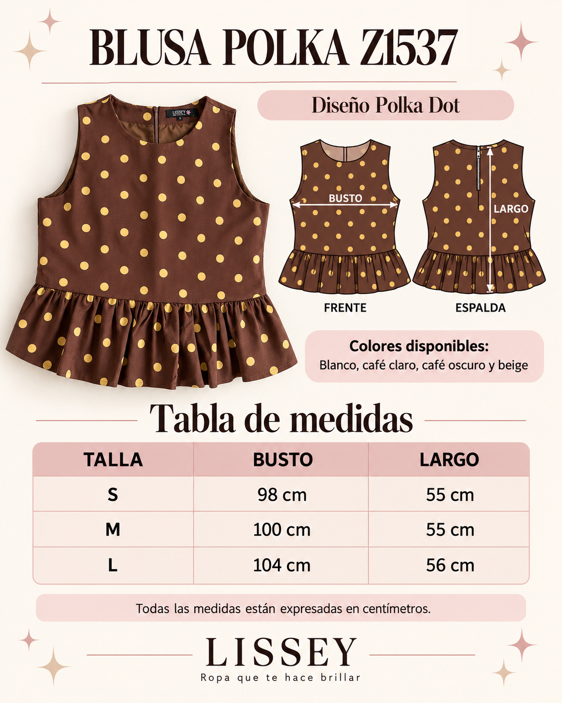 BLUSA POLKA Z1537