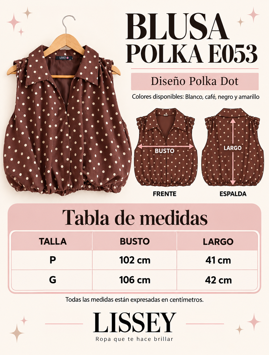 BLUSA POLKA E053