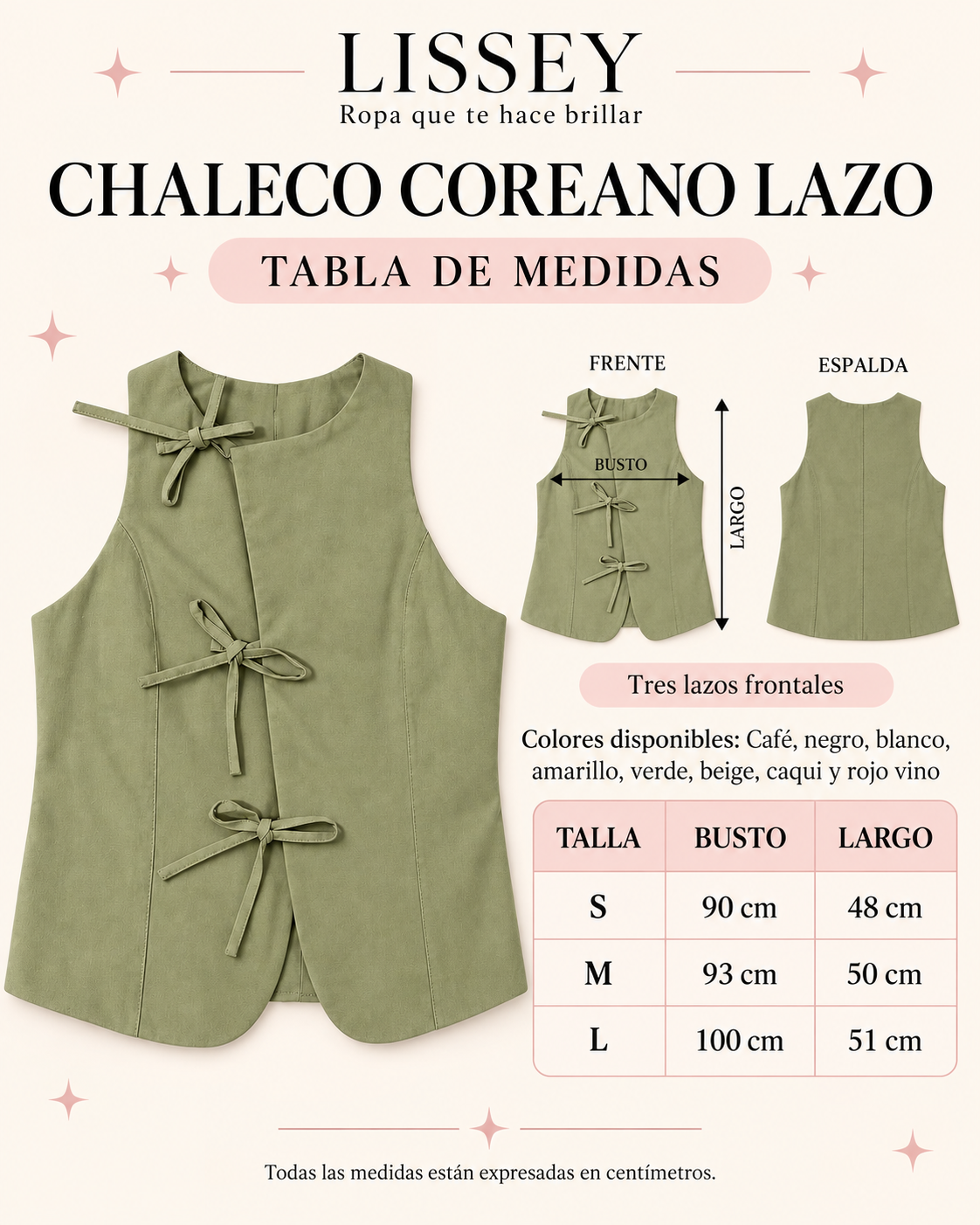 CHALECO COREANO LAZO