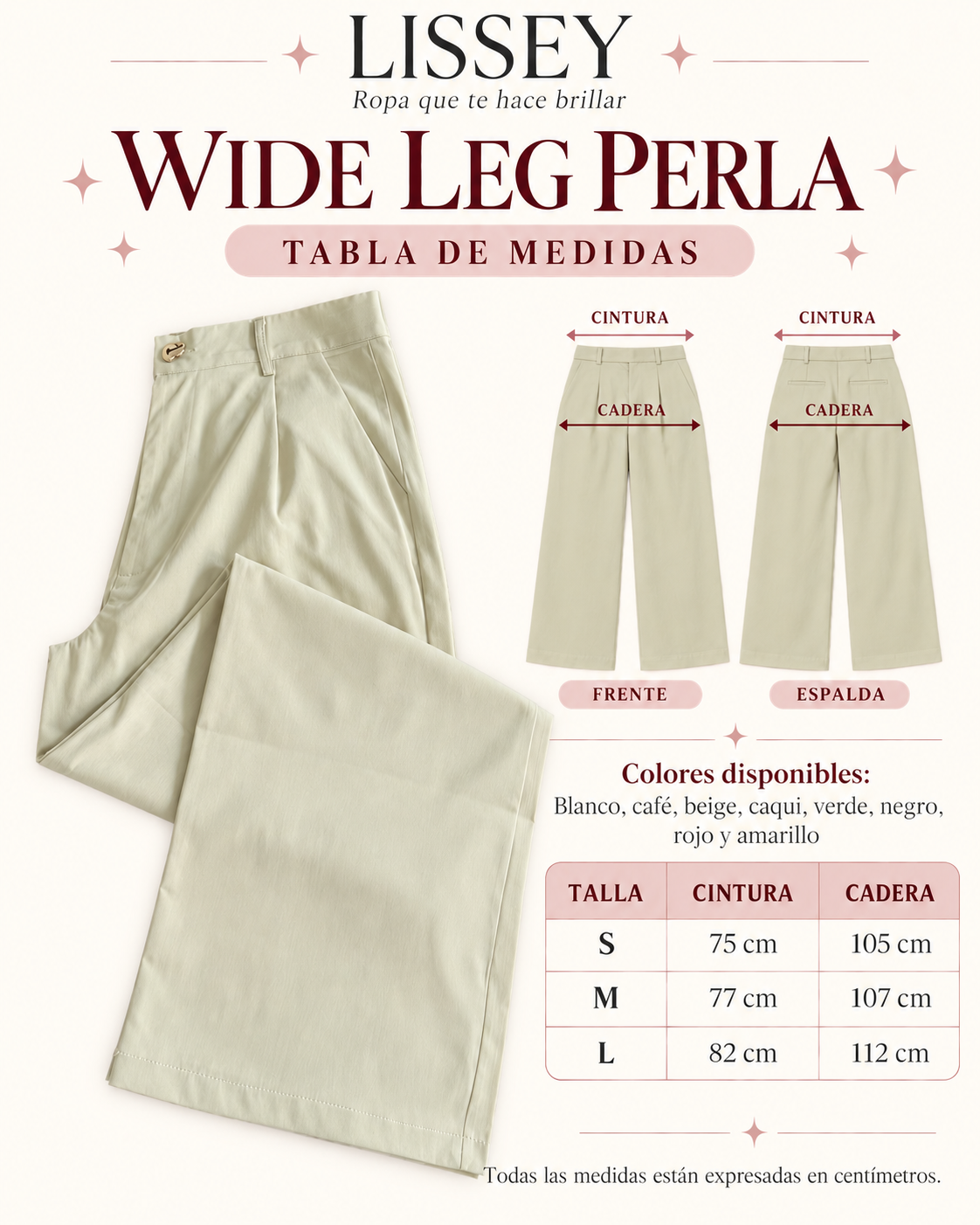 WIDE LEG PERLA