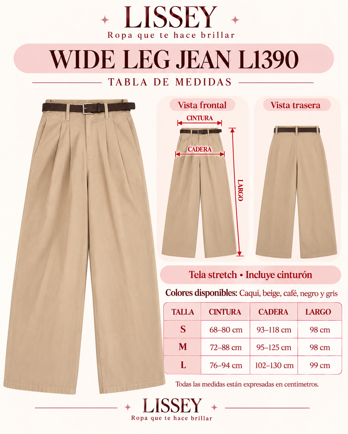 WIDE LEG JEAN L1390