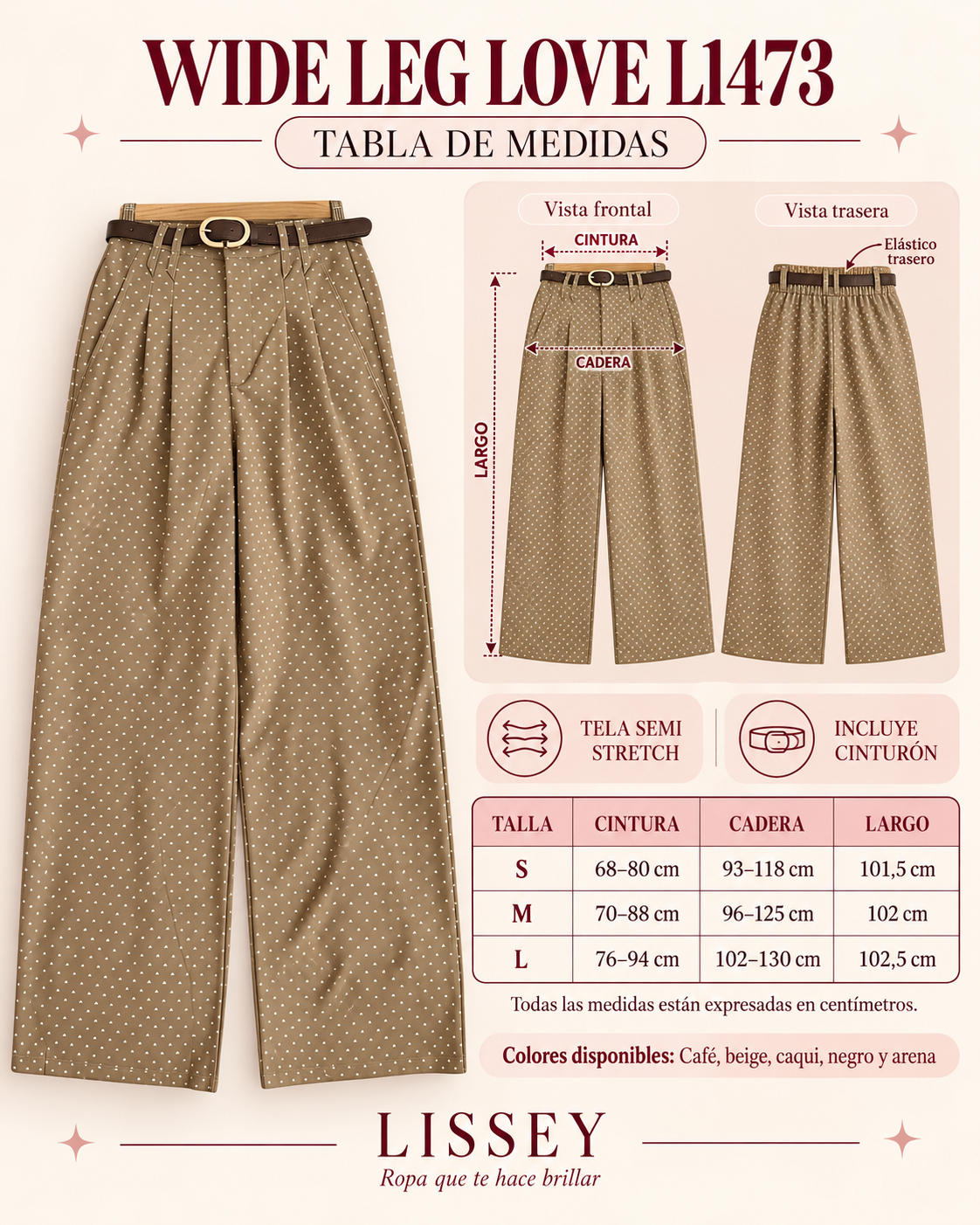 WIDE LEG LOVE L1473