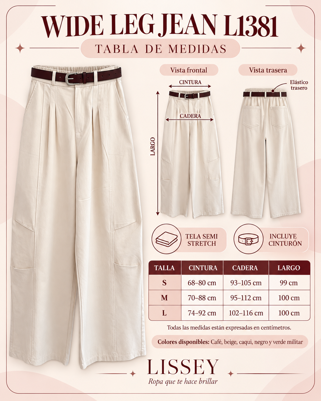 WIDE LEG JEAN L1381