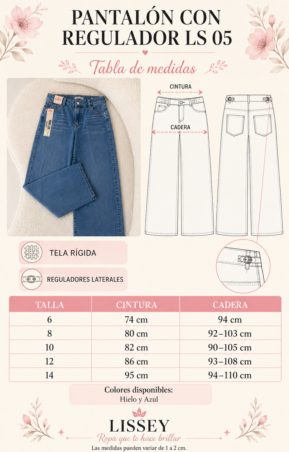 PANTALÓN CON REGULADOR LS 05