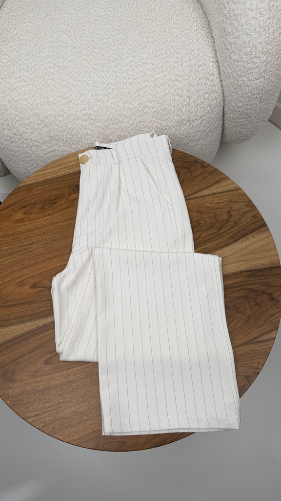 [B266.01] Wide Leg Mery Line Blanco (S)