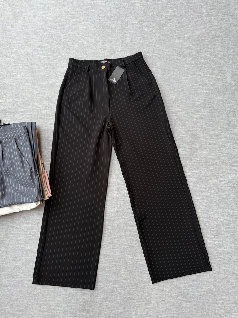 [B268.01] WIDE LEG MERY LINE NEGRO (S)