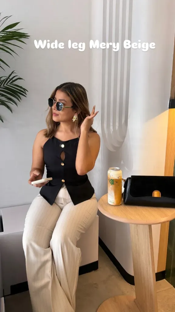 WIDE LEG MERY  BEIGE 