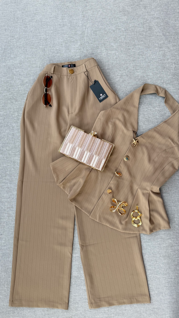 CHALECO MERY LINE CAFÉ