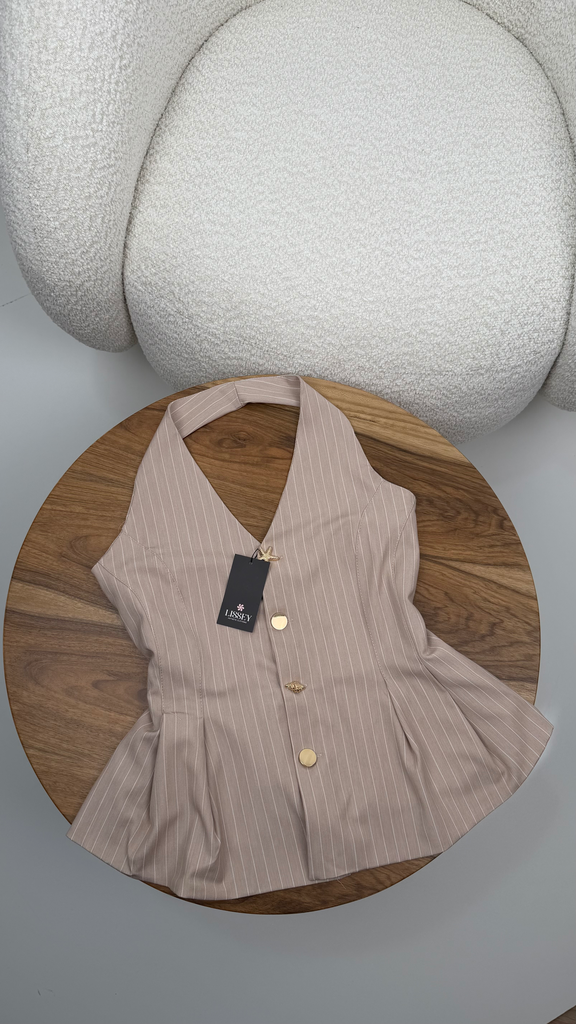 CHALECO MERY LINE CAQUI