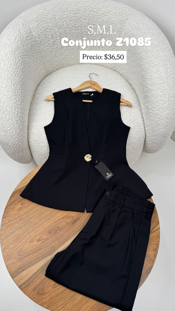 [C3550.01] conjunto z1085 (negro, S)