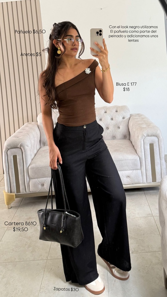 WIDE LEG DE LINO A340