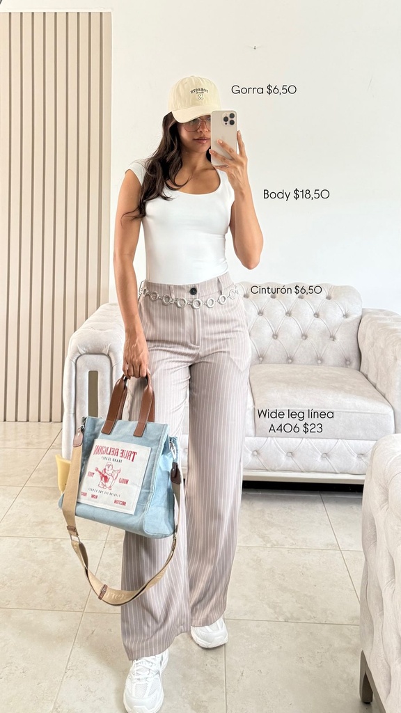 WIDE LEG LINEA A406