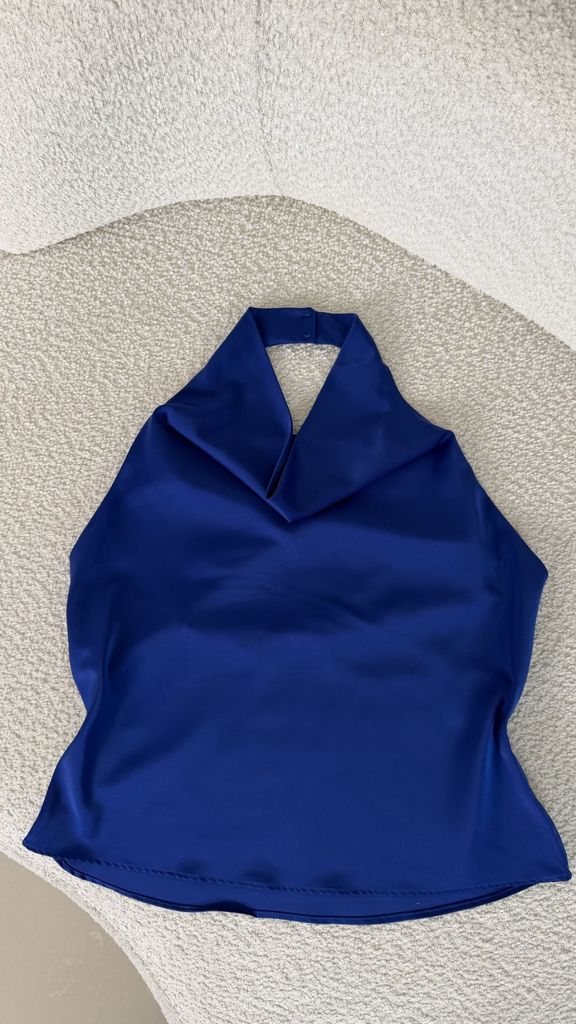 TOP HALTER SATINADO 