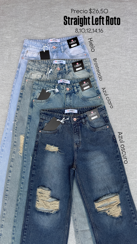 [B294.04] Straight fit corte DL 01 (8, Hielo)