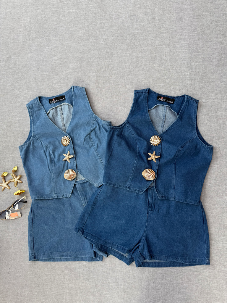 [C383.01] Conjunto jeans H036 (S, JEAN CLARO)