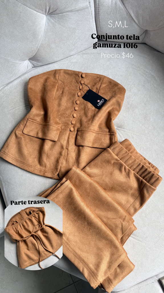 Conjunto tela Gamuza 1015