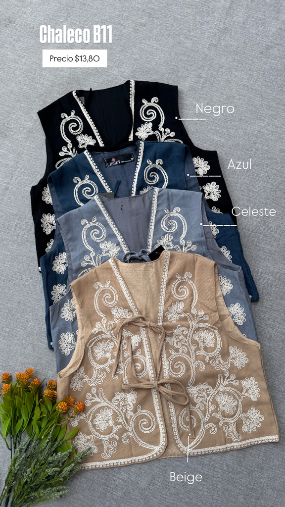 [A537.09] Chaleco B11 (P, Azul)