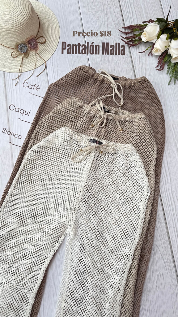 [B316.01] Pantalón malla (Blanco)