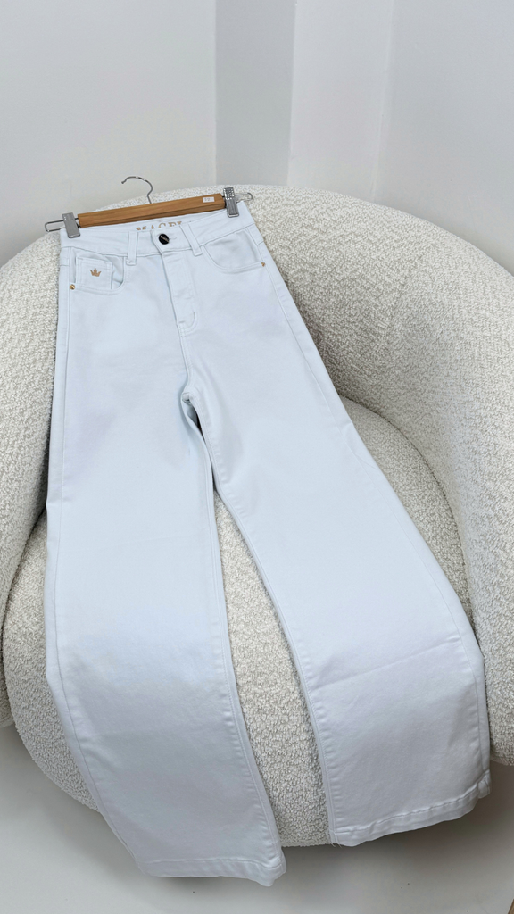 Wide leg DL60 blanco