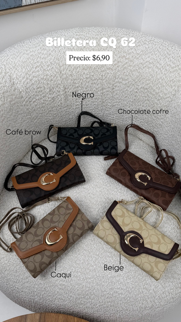 [C511.01] Billetera grande CQ62 (Cafe)
