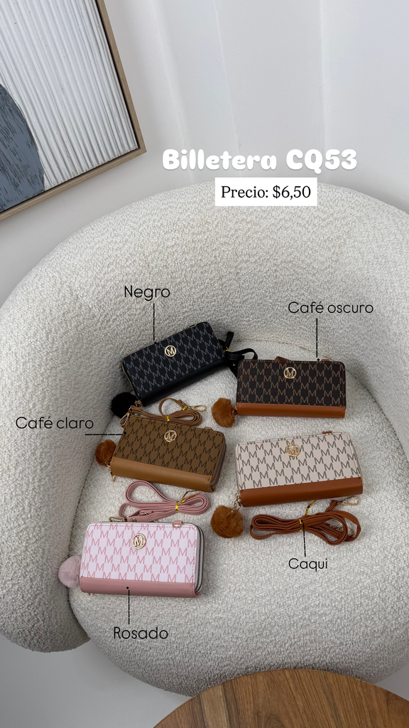 [C513.02] Billetera grande CQ53 (Rosado)
