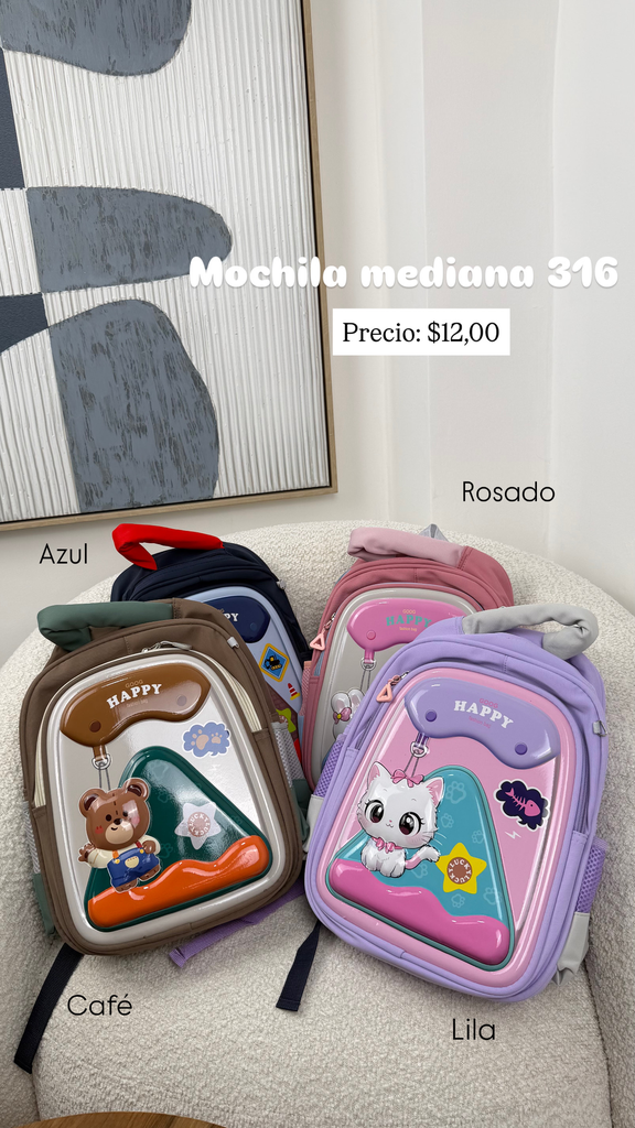 Mochila mediana niños 316