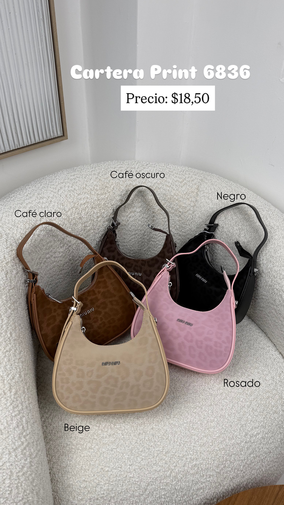 [C543.02] Cartera Print 6836 (Rosado)