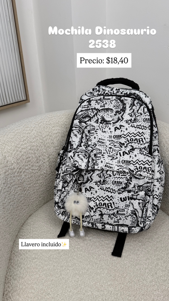 [C547] Mochila Dinosaurio 2538