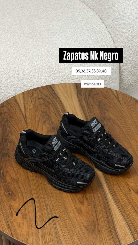 Zapatos NK Negro (36)