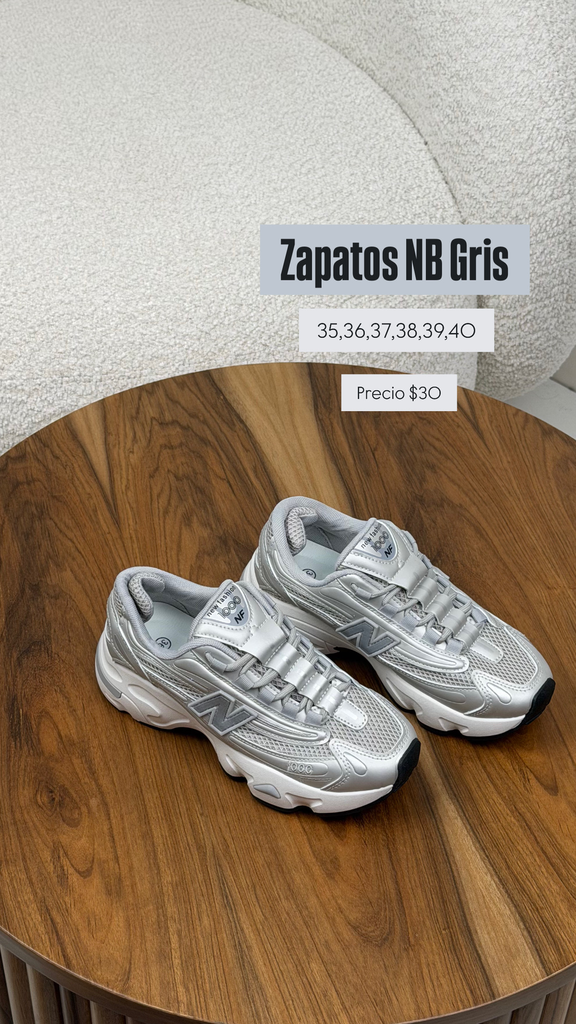 Zapatos NB Gris (36)