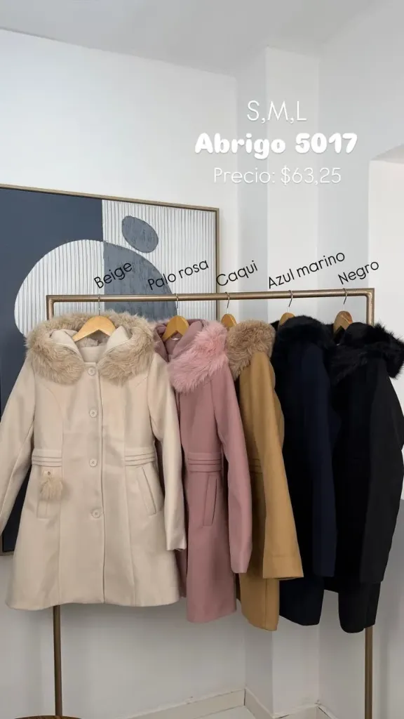 [A558.01] Abrigo 5017 (S, Rosado)