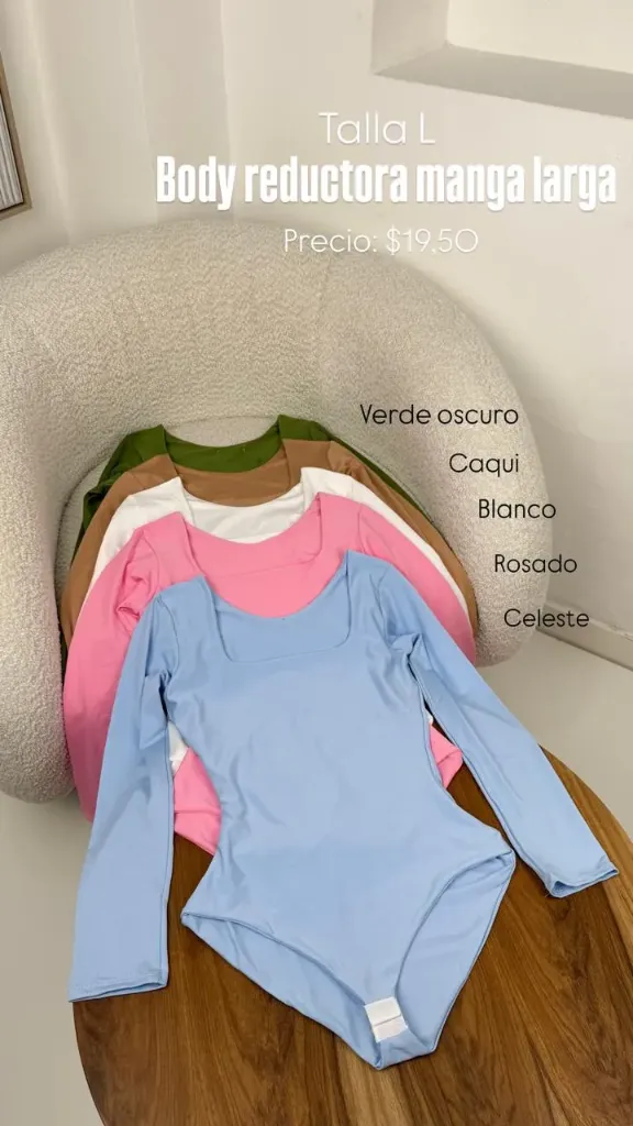 Body reductora manga larga