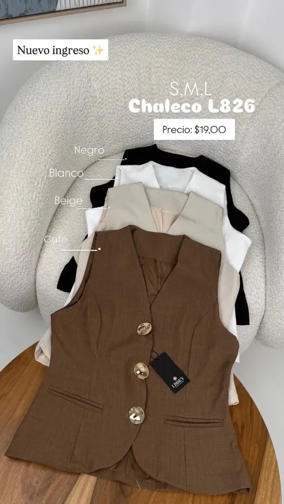 Chaleco L826