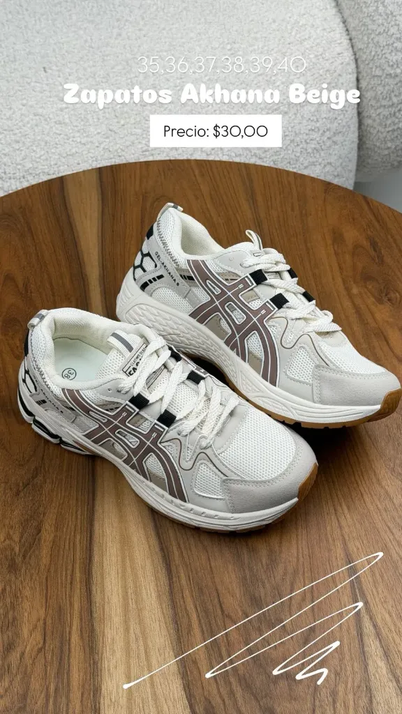 Zapatos Akhana Beige (35)