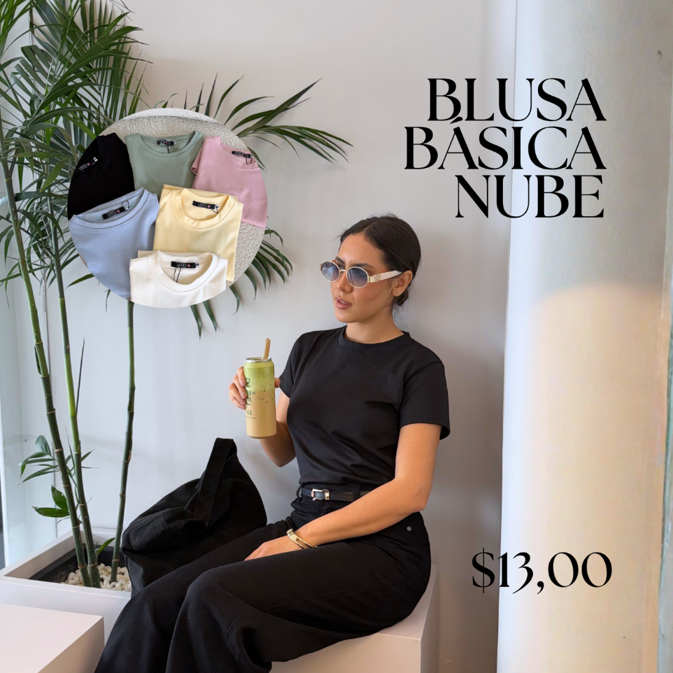 [A602.01] Blusa básica Nube (Rosado, S)