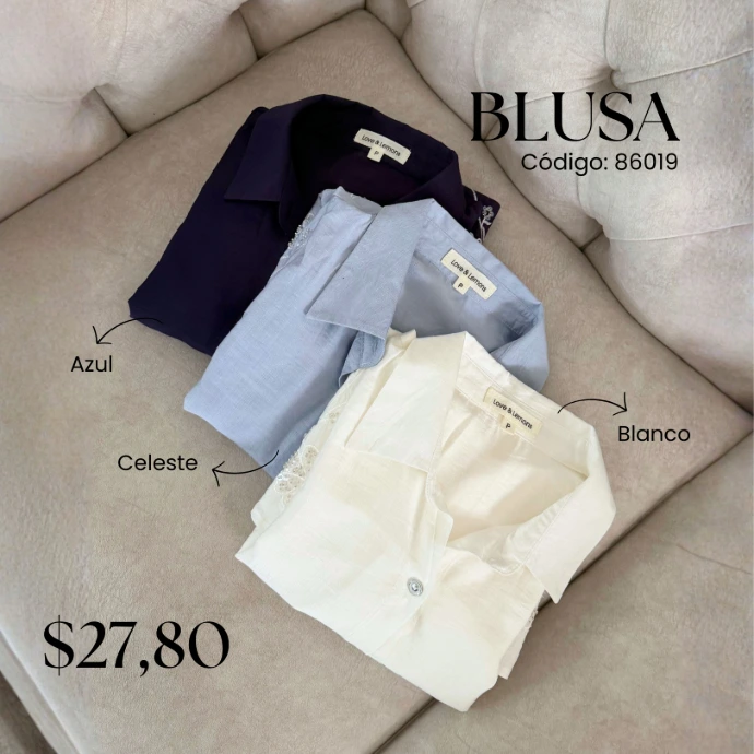 [A609.01] Blusa 86019 (Azul, S)