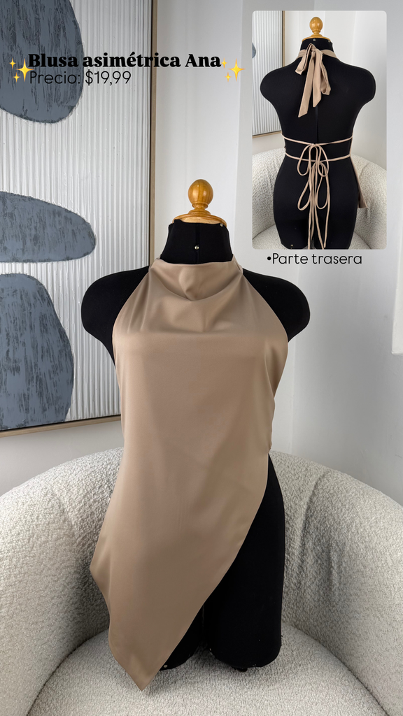 Blusa asimétrica Ana