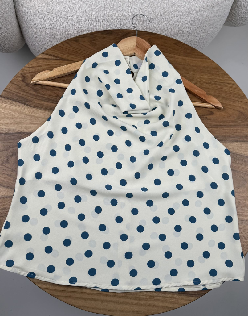 Top Halter Polka Dots