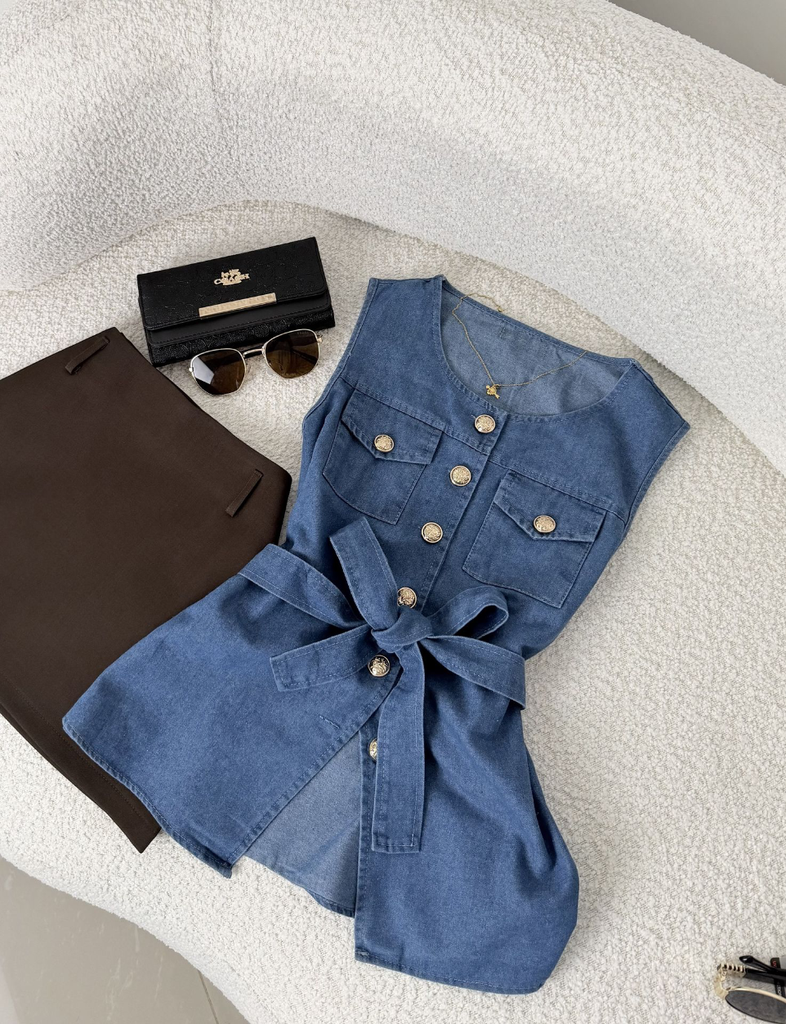 Chaleco Jean L821