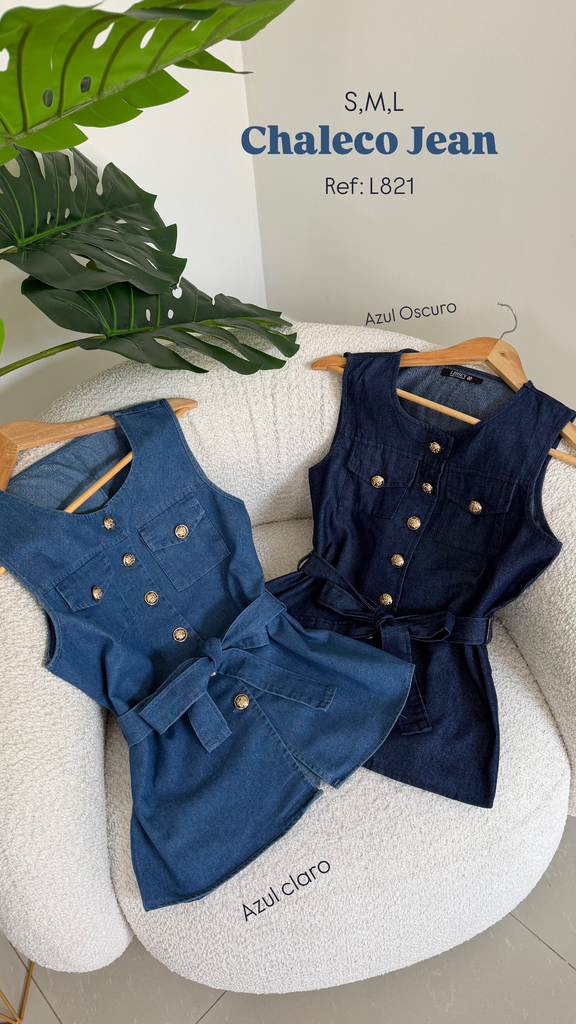 Chaleco Jean L821