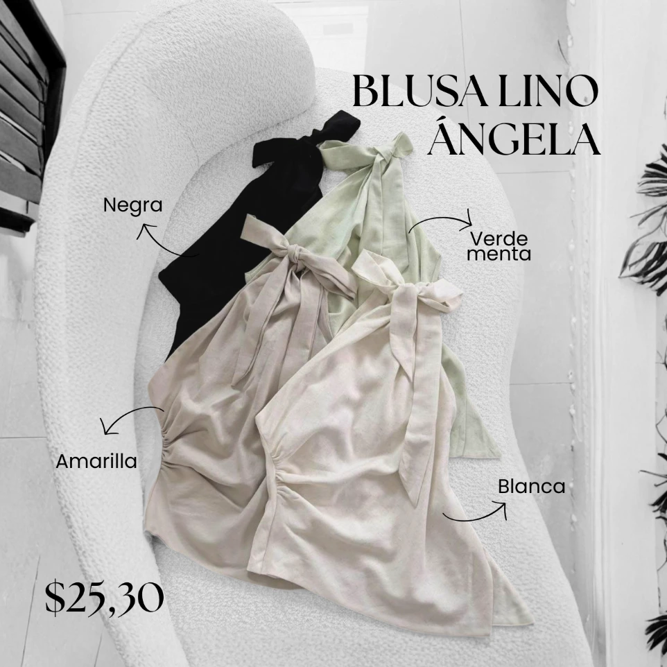 Blusa lino Ángela