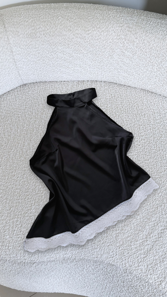 Blusa asimétrica de seda