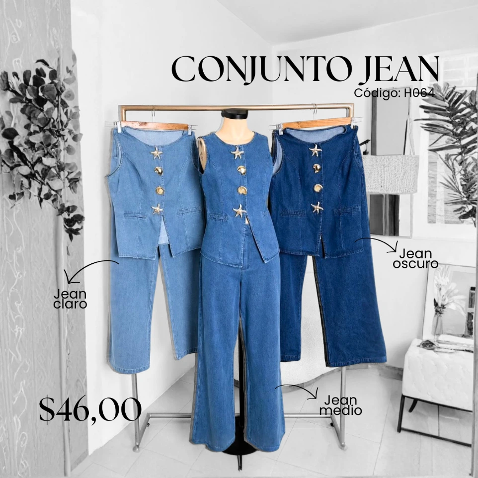 [C646.01] Conjunto Jean H064 (JEAN CLARO, S)