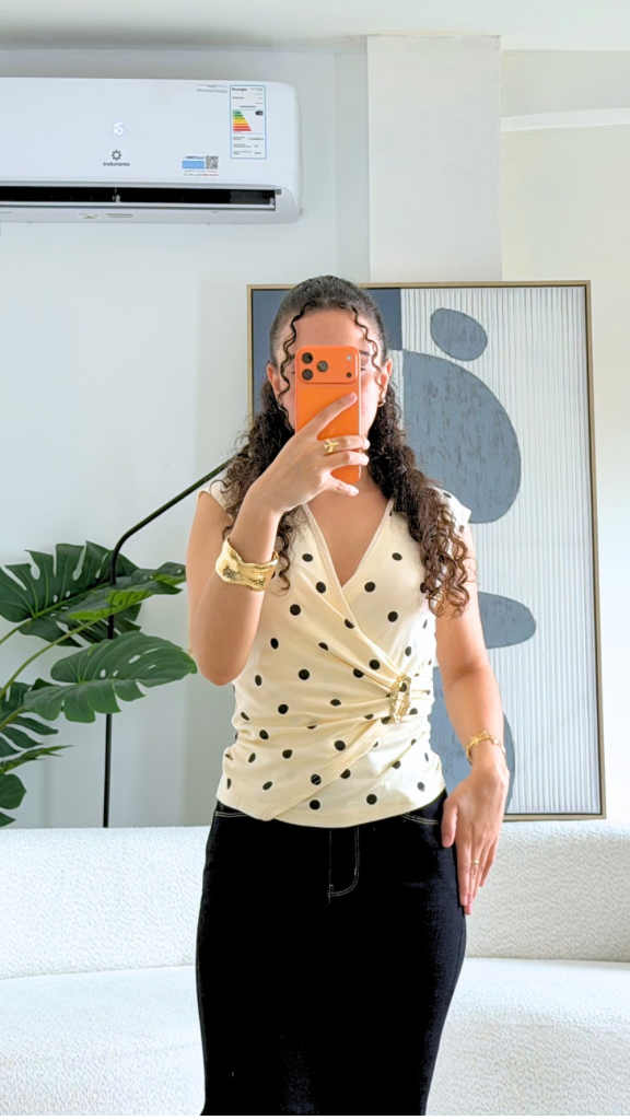 Blusa polka Z1405