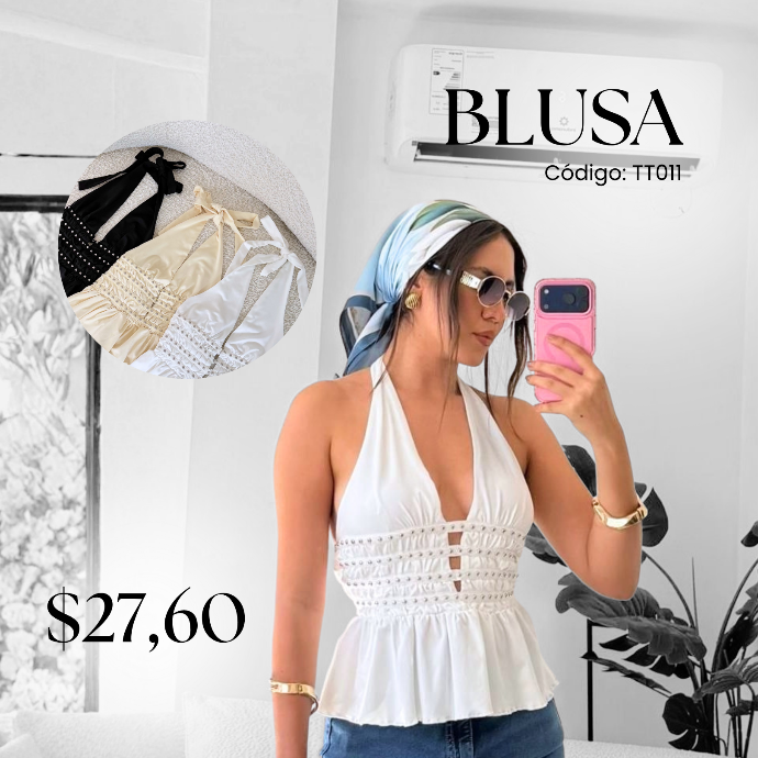 [A639.03] Blusa TT011 (Blanco, P)