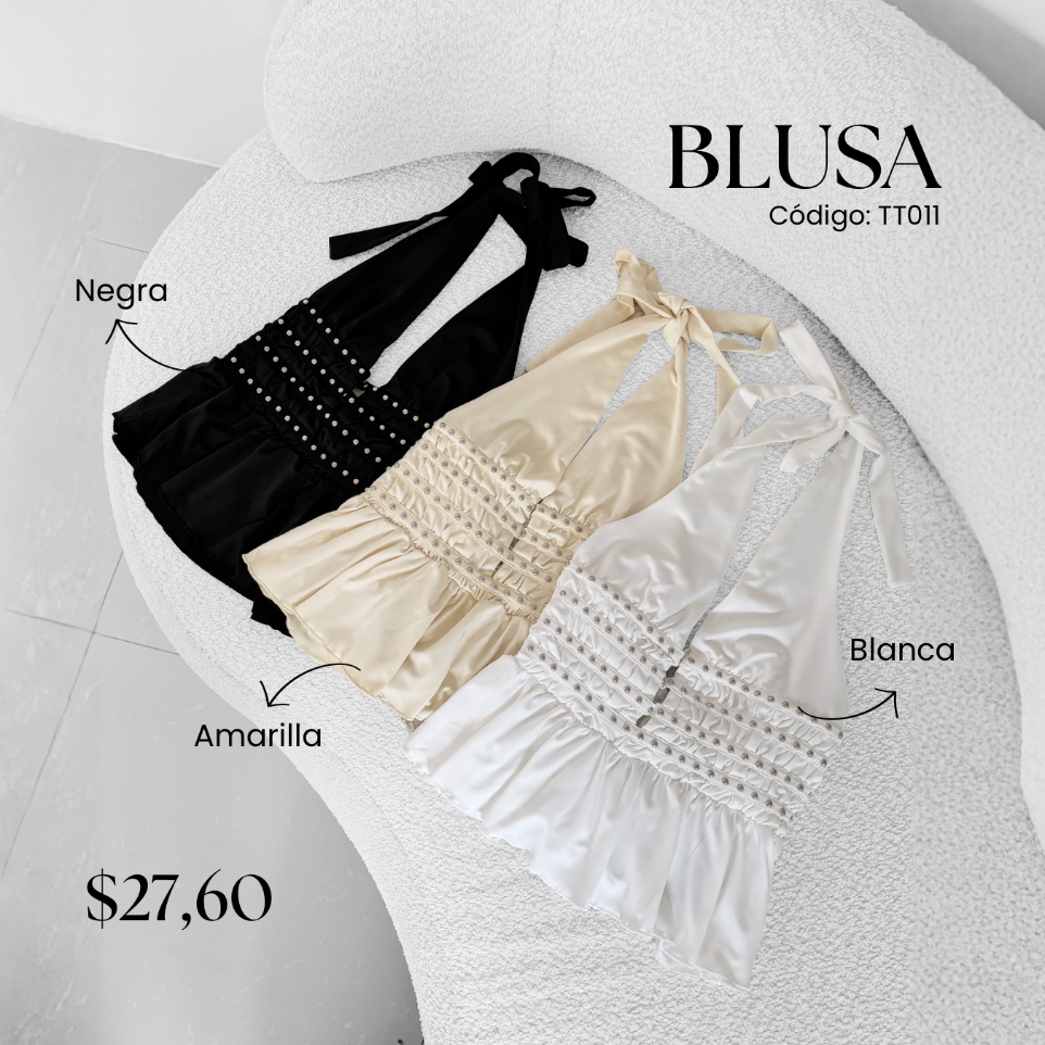 [A639.03] Blusa TT011 (Blanco, P)