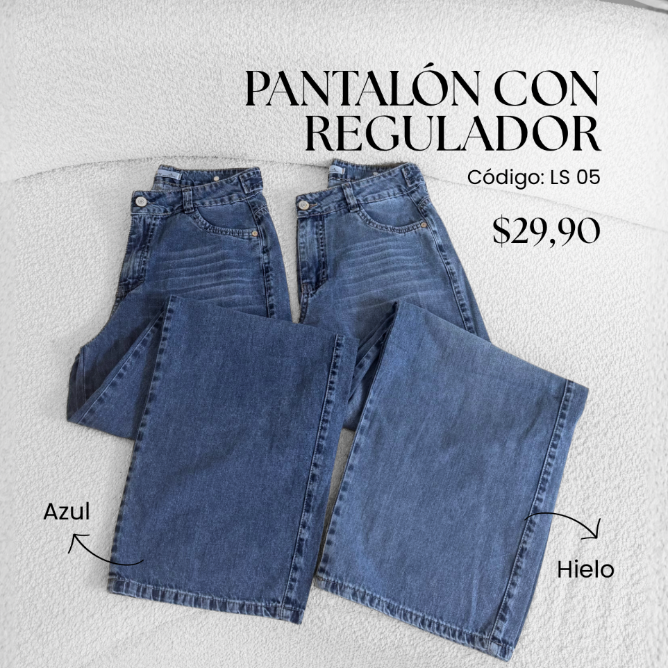 [B352.01] Pantalón con Regulador LS 05 (Azul, 8)
