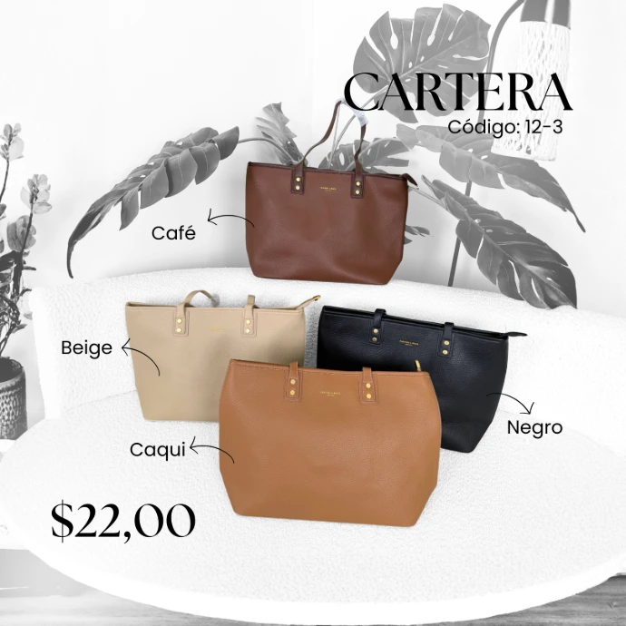 [C652.01] Cartera 12-3 (Cafe)